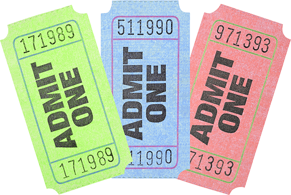 admission tickets